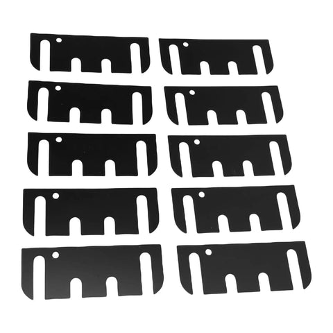 10 Piece Door Hinge Shim Set Stainless Steel Spacers For Door Alignment Gap Filling And Stabilizing Loose Hinges Easy Install