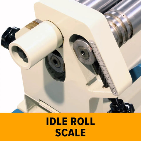 Badass 50 Inch Electric Slip Roll Machine For 16 Gauge Mild Steel Bending And Heavy Duty Rollforming With Dual Driven Motor Foot Pedal Control On A Rigid Steel Frame