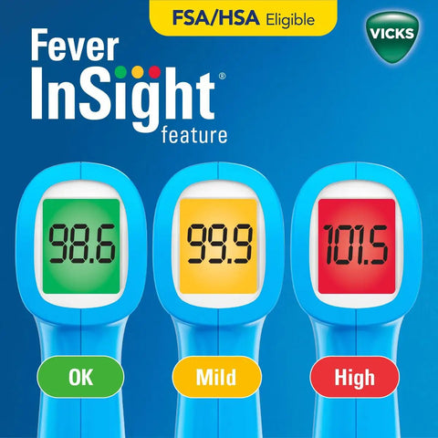 Non Contact Infrared Thermometer For Forehead Food And Bath Use Fast Accurate Readings For Adults Kids And Babies Hygienic Touchless Digital Thermometer Now, Fever Insight screen