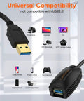 Active USB 3.0 Extension Cable 16.4 Ft Male to Female with universal compatibility features and gold connectors for Oculus Quest 2
