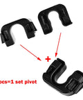 Sturdy Rear Parcel Shelf Clip Car Boot Fastener ABS Rear Shelf Bracket with pivot set for auto cargo upgrade weatherproof design