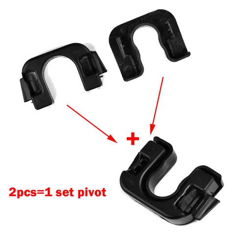 Sturdy Rear Parcel Shelf Clip Car Boot Fastener ABS Rear Shelf Bracket with pivot set for auto cargo upgrade weatherproof design
