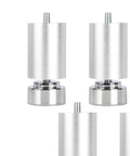 Adjustable 4x Metal Furniture Legs 10cm Heavy Duty Alloy Feet For Tables Sofas Beds Wardrobes With 10mm Screw Hole