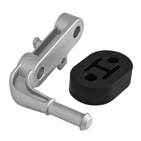 Durable Exhaust Bracket Isolator Hanger Kit For Ram 1500 2019 To 2025 Trucks With V6 Or V8 Engines To Swap Out Rattle And Keep Your Ride Smooth As Butter With This Solid Upgrade, silver and black metal parts