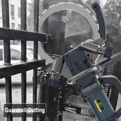 Pro Level Electric Wall Groove Cutter With A Real Workhorse 8800W Brushless Motor and 10.6 Inch Diamond Blade for concrete slotting.