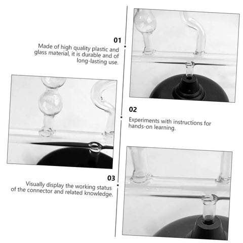 Physics Experiment Equipment Mechanics Kit For Classroom Lab Science Teaching Hands On Demonstration Set With Glass Apparatus