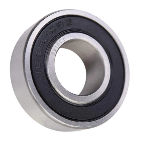 Close-up of a single 1623 2RS sealed radial ball bearing for industrial machinery; part of Four Pack 1623 2RS Sealed Radial Ball Bearings Kit.