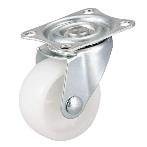 2 Inch Swivel Caster Wheels Made From Durable Polypropylene With 360 Degree Top Plate And Quiet Smooth Rolling 66 Lb Capacity Per Wheel