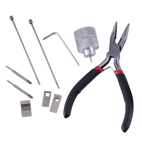 10 Piece Car Ignition Lock Pin Removal Extractor Needle Peg Puller Repair Tool Kit For Honda Durable Metal And Plastic Set
