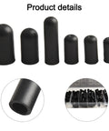 Grab This Sweet Deskbloom Automotive Rubber Vacuum Cap Kit With 105 Pieces In Nine Sizes For Carburetors And Manifolds Plus A Storage Case To Fix Leaks Now. black rubber vacuum caps in multiple sizes with storage case