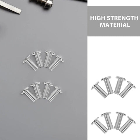 Cool Stainless Steel Cable Railing Sleeves For 3/16 Inch Wire Rope Kit With Wood Posts, Impact Proof And Neat Finish, Perfect For Outdoor Decks And Parks, silver sleeves