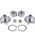 2 Pcs Front Wheel Hub Bearing Kits Fit For 2013 Through 2017 Honda Accord And 2015 Through 2019 Acura TLX Nut Retaining Clip Included