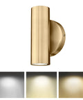 Modern Brass Gold 2 Light Up and Down Wall Sconce for Indoor Use Bedroom Bathroom Stair Entryway Durable Metal Wall Lamp