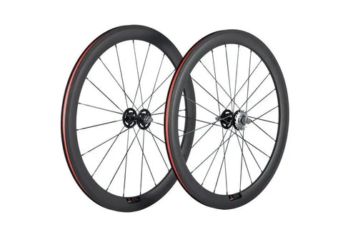50mm Carbon Fiber Track Wheel Set Matte Finish 3K Fixed Gear Wheelset With Cog Built For Speed Junkies And Long Rides Lightweight