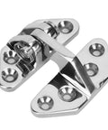 Rotating Concealed Door Hinges In Stainless Steel For Marine Use, Cabinet And Drawer Hinge Set, close-up view