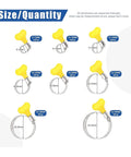 Essential 76-Piece Adjustable Hose Clamp Combo Kit Featuring Stainless Steel Worm Gear Clamps In Diverse Sizes From 8MM To 44MM With Durable Plastic Grips For Heavy Duty DIY Repairs And Auto Mods That Save The Day, size chart with 8-44mm clamps