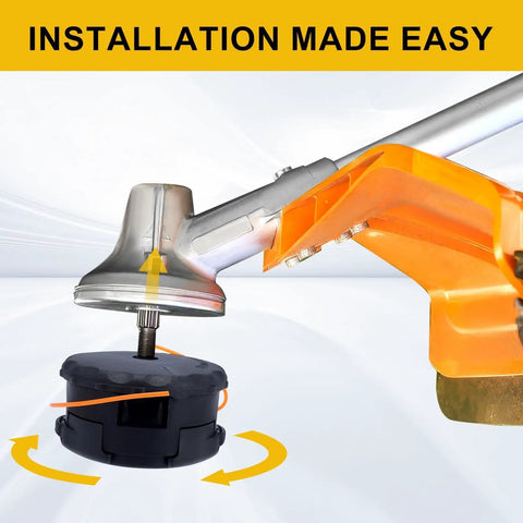 Speed Feed 400 Trimmer Head For Straight Shaft String Trimmers Fits Echo Honda Husqvarna Shindaiwa Stihl And More No Fuss