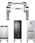 Adjustable Appliance Base Stand with 4/8/12 Leg Options Moisture Proof Under Fridge Dishwasher Holder 9.8 Inch Height