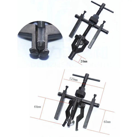 Beefy 3 Jaw Pilot Bearing Puller Bushing Extractor Tool For Bikes Motorcycles And Cars Fits 16 To 38Mm Bearings dimensions