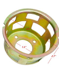 Beefy Recoil Starter With Cup For 406cc 186F 418cc 186FA 186FAE Diesel Engines, metal cup dimensions and design visible