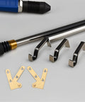Brass Pivot Door Hinges Set Of 4 With Concealed Design And Easy Install For Wood Doors components displayed on a surface