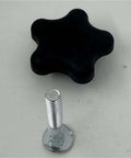 Top Tier 10 Piece Handle Knob Bolt And Screw Washer Kit For Lawn Mower Snowblower Repair Fixes Wobbly Controls Fits Most Models With Rust Resistant Build black knob and bolt
