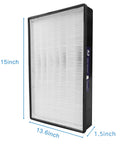 Top Notch Replacement A2 Filter Kit For 3M Filtrete Room A2 Purifiers FAP C02 A2 FAP C03 A2 FAP T03 A2 15x13.6x1.5 inch post-filter