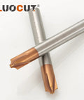 CNC Carbide Radius Corner Rounding End Mill Set 12mm Shank TiCN Coated 5Pcs R1 R1.5 R2 R3 R4 Inner Radius Chamfer Cutter