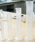 4 Pack Plastic Graduated Cylinders Thickened Clear Plastic With Hexagonal Spill Resistant Base For Precise Calibration In Kid Friendly Lab Learning Science Classroom Supplies Industrial Measuring, four sizes