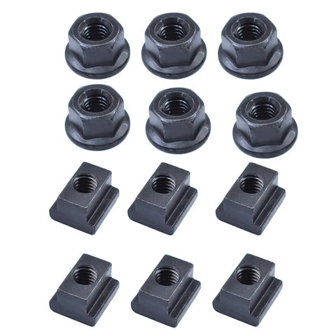 58 Pack Pro Series 7/16 Inch T Slot Hold Down Clamp Kit nuts and blocks for Bridgeport Mill Setup with 3/8-16 Studs