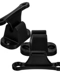 Slick Nylon Trailer Latch Kit For Rv Camper With T-Shaped Hook, Secure Door Catch Retainer, Durable Vinyl Caravan Holders.