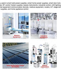 Heavy Duty Industrial AC DC Power Converter Converts 110 220 V Down To Smooth 12 V At 72 Watt Peak in various applications including medical and industrial.