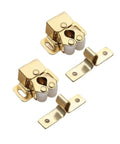 Get A Sweet Deal On These 20pcs Cabinet Latches With Built-In Spring For Automatic Door Locking - Gold spring loaded latches for cupboards.