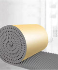 Slam On Some Serious Sound Control With These Killer 7Cm Thick Self Adhesive Egg Crate 30M Acoustic Foam Rolls, rolled grey foam.