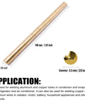Image of solid brass rod from a 4 Pack Solid Brass Rod Lathe Bar Stock Set, 9.5 mm diameter, 4 inch length, for DIY craft projects.