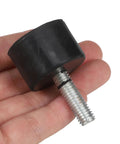 Adjustable Rubber And Iron Furniture Leveling Feet Set With M8 Thread Grippy Non Slip Chair And Table Leg Floor Protectors