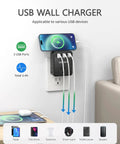 Power Up Your Setup With A Three Outlet Wall Tap And Three USB Ports Multi Plug Extender For Home Office Dorm Hotel Cruise Ship