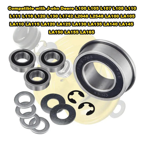 Front Wheel Bushing To Bearing Conversion Kit For Lawn Mower Models L100 L105 L108 L110 L120 L130 sealed hub bearings