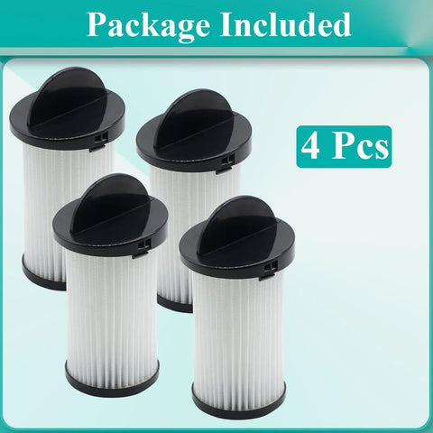 Premium Four Pack Pre Motor Vacuum Replacement Filters For Eye Vac And Neovac Elite Touchless In Wall Systems Slick Fit Zero Drama Install Straight Up Durable, four circular filters with black tops.