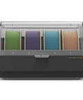Front view of ACE Pro Multi Color Filament Dryer Box For Kobra 3 Max, showcasing four colorful filament spools and black casing.