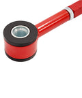 Adjustable Rear Traction Rod Kit For Nissan 350Z Z33 And Infiniti G35 Coupe Sedan Tighten Up Handling And Stability With Precision Steering Steel Radius Arms Powder Coated Red, red steel rod