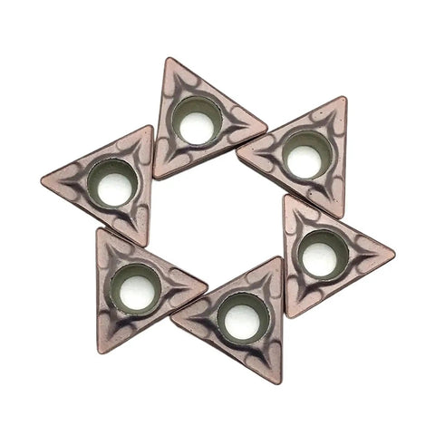 Check Out This Awesome 10 Pack Of Indexable Carbide Lathe Tools TCMT110204 For Hardcore Internal Turning With Tough Hard Alloy Blades Perfect For Steel And Cast Iron That Really Hold Up Under Pressure. Set of six indexable carbide blades in triangular shape for precise cutting.