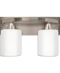 Two Light Vanity Light Bar Over Mirror For Bathroom And Makeup Vanity Space Dope Sleek Modern Oil Rubbed Bronze Finish Easy Install Vanity Bath Lighting Fixture With On Trend Contemporary Interior Style