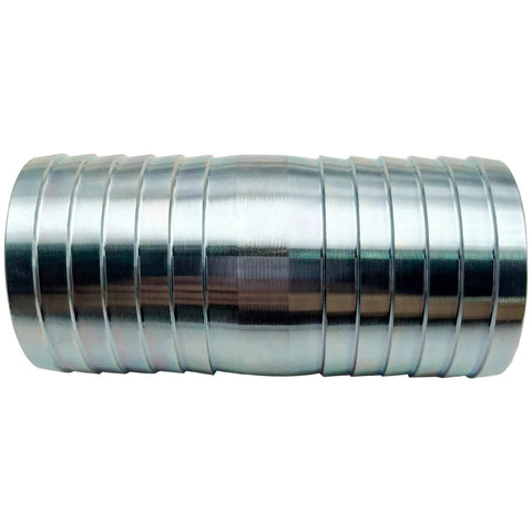 2-inch stainless steel hose barb fitting, straight barbed coupler for oil or water