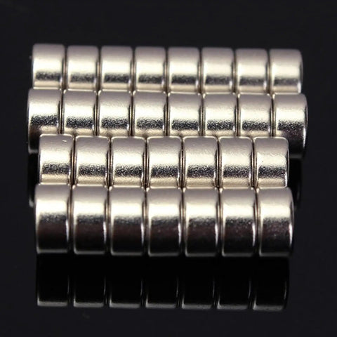 Rock Solid N52 Neodymium Round Disc Magnets 30 Piece 6X3Mm Rare Earth Magnet Pack For Tool Organizing Crafts Lockers And Home Repair That Grip Like Crazy