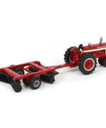 1/64 Scale Farmall 460 Tractor With Disk Diecast Toy For Kids 3 Plus with realistic farm details and attachable disk