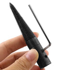 Two-Piece One Half Inch Tapered Spindle Motor Arbor Adapter For Bench Grinder Polisher Buffing Arbor Left And Right small view