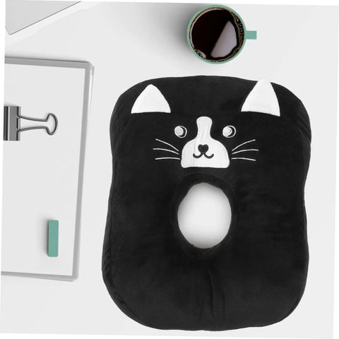 Office Desk Nap Pillow For Easy Naps, Cozy Face Down Cushion For Students And Professionals with cat design on desk