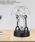 Kinetic Perpetual Motion Galaxy Desktop Gadget Revolving Outer Space Planet Balance Ornament For Desk And Home Office Decor
