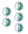 5 Piece Solder Wick Set For Electronics Repair, Alloy Copper Desoldering Braid In 1.5mm To 3.5mm Widths, Great For Circuit Boards PCBs